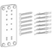 Ergotron Steel Stud Wall Mounting Kit Stainless steel