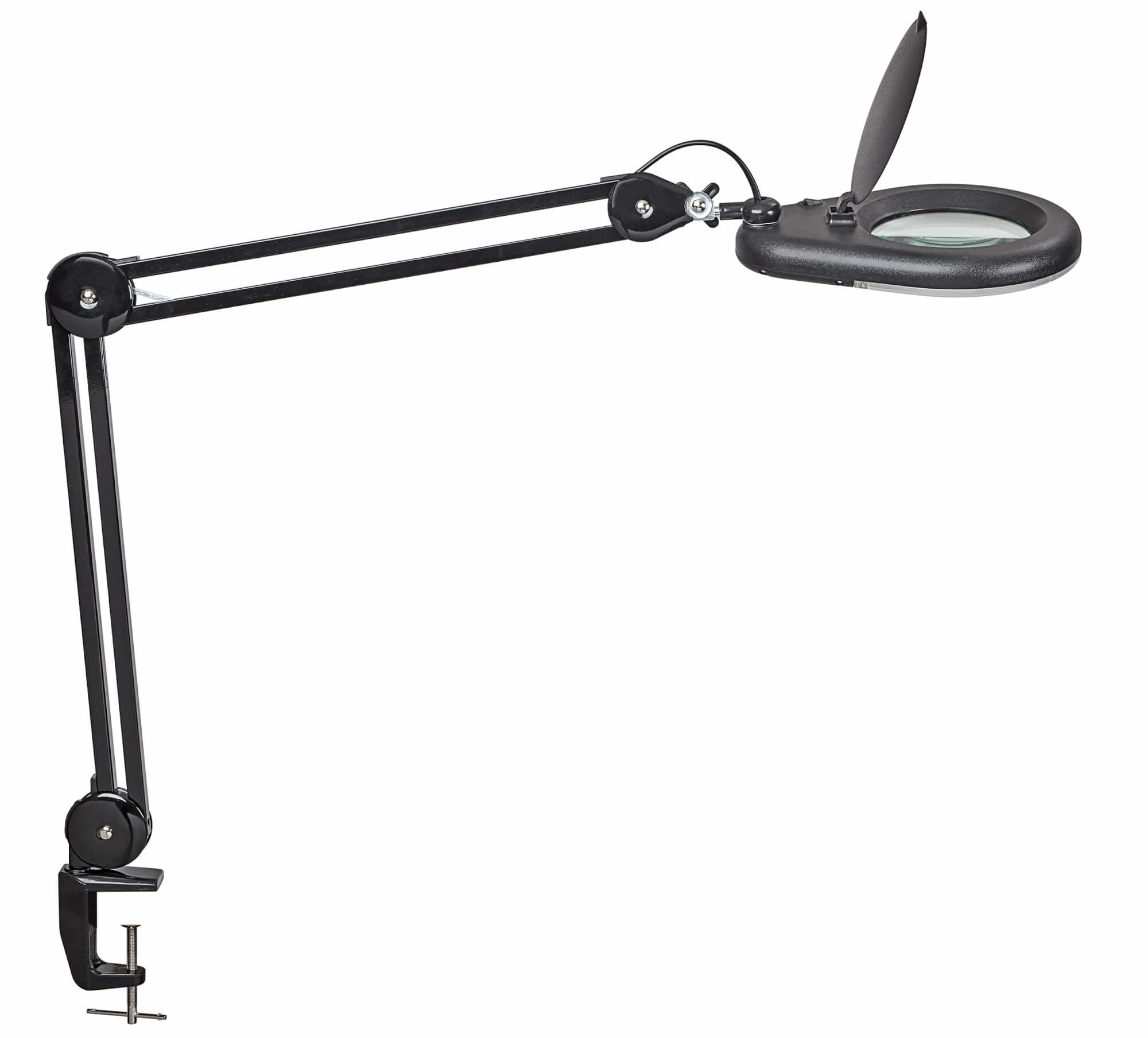 8263490 MAUL LED Lupenleuchte Viso mit Klemmfu schwarz