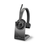 POLY Voyager 4310 UC Headset Wireless Head-band Office/Call center USB Type-C Bluetooth Charging stand Black