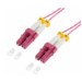 LogiLink FS4LC00 InfiniBand/fibre optic cable 0.5 m LC LC/UPC Violet