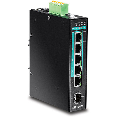 Trendnet TI-PG541 switch No administrado L2 Gigabit Ethernet (10/100/1000) Energía sobre Ethernet (PoE) Negro