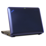 iPearl MCOVERL131ELBLU laptop case 11.6" Hardshell case Blue, Translucent