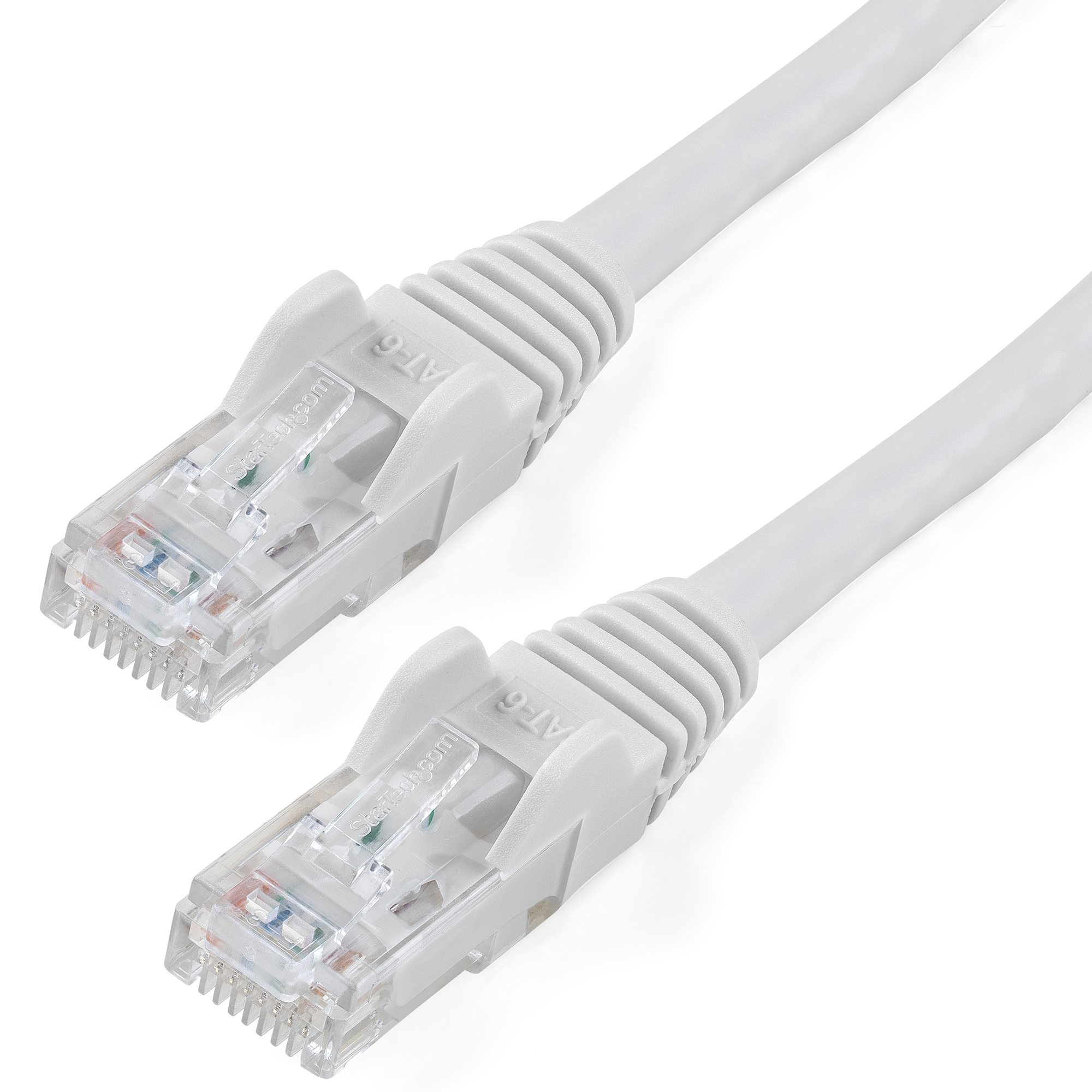 Image of StarTech.com 50ft CAT6 Cable - White CAT6 Ethernet Cable - Gigabit...