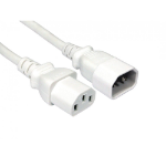 Cables Direct RB-310-WH power cable White 3 m IEC C13 IEC C14