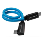 Kondor Blue KB-USBC-RA12 USB cable USB 3.2 Gen 2x2 0.35 m Black, Blue