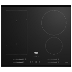 BEKO 60cm Induction Direct Access Touch Control Cooktop Black BCT601IGN