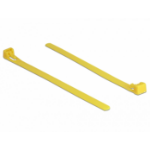 DeLOCK 18760 cable tie Releasable cable tie Nylon Yellow 100 pc(s)