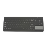 TG3 Electronics KBA-CK95-BRBN-US keyboard Medical Bluetooth QWERTY US English Black
