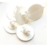 Versapak Plain Button Seal White (Pack 500)