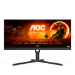 AOC G3 U34G3XM/EU LED display 86.4 cm (34") 3440 x 1440 pixels UltraWide Quad HD Black, Red