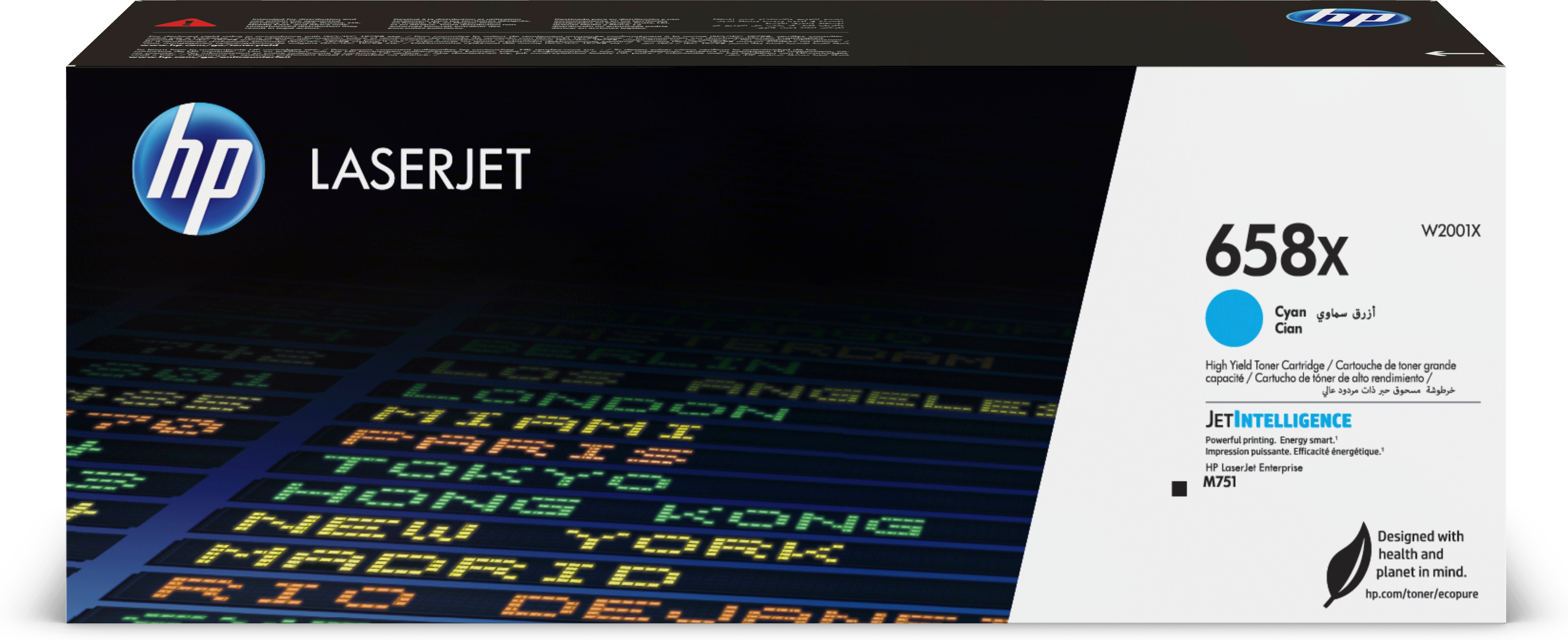 Image of HP W2001X/658X Toner cyan high-capacity, 28K pages ISO/IEC 19752...