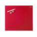 Nobo Diamond Glass Board Magnetic Red 450x450mm Retail Pack