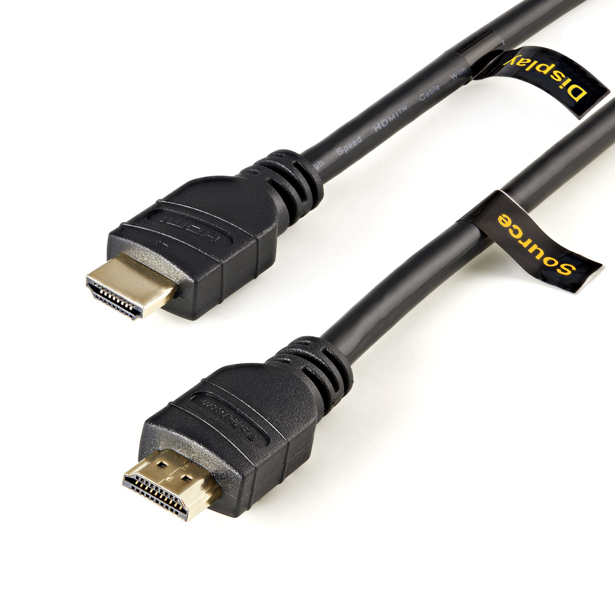 StarTech.com 50ft (15m) Active HDMI Cable - 4K High Speed HDMI Cable with Ethernet - CL2 Rated for In-Wall Install - 4K 30Hz Video - HDMI 1.4 Cord - For HDMI Monitor, Projector, TV, Display