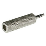 C2G 3.5mm Stereo Male to 6.3mm (1/4in) Stereo Female Adapter 6.3mm (1/4") Stereo