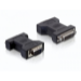 DeLOCK 65017 cable gender changer DVI-I VGA 15-pin M Black