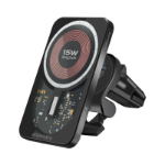 Promate LucidMount-15 Black, Transparent Auto