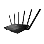 ASUS RT-AC3200 wireless router Dual-band (2.4 GHz / 5 GHz) Gigabit Ethernet Black