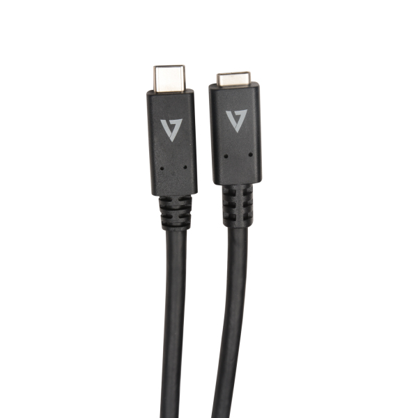 Image of V7 V7UC3EXT-2M USB cable USB 3.2 Gen 1 (3.1 Gen 1) USB C Black