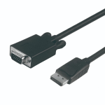 VisionTek 901216 video cable adapter 2 m DisplayPort VGA (D-Sub) Black