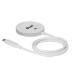 CLUB3D CAC-3026 Qi2 25W Wireless Charger White Qi 2.2 MagSafe Compatible Magnetic Pad