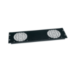 Middle Atlantic Fan panel, 2 fan, Anodized
