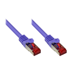 Alcasa RJ45-RJ45, m-m, 2m networking cable Violet Cat6 S/FTP (S-STP)