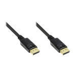 Alcasa 4810-005G DisplayPort cable 0.5 m Black