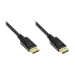 Alcasa 4810-005G DisplayPort cable 0.5 m Black