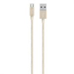 Belkin F2CU021BT04-GLD USB cable 1.2 m USB A Micro-USB A Gold