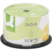 Image of Q-CONNECT Q-CONNECT DVD-R 4.7GB CAKE BOX PK50