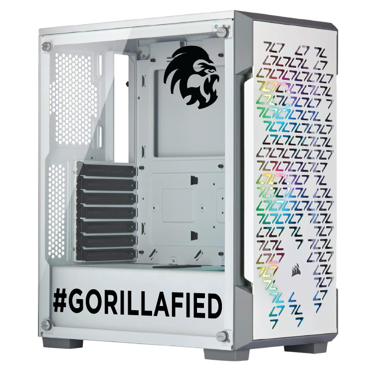 Gorilla Gaming Killer Gorilla: V2.1 - Core i5 9600K 3.7Ghz, 16GB RGB RAM, 512GB SSD, 1TB HDD, 2070 Super Gorilla Gaming Killer Gorilla: V2.1 - Core i5 9600K 3.7Ghz, 16GB RGB RAM, 512GB SSD, 1TB HDD, 2070 Super
