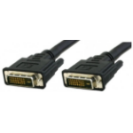 Techly ICOC-DVI-8105 DVI cable 0.5 m DVI-D Black