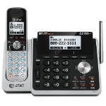 AT&T TL88102 telephone DECT telephone Caller ID Black, Silver