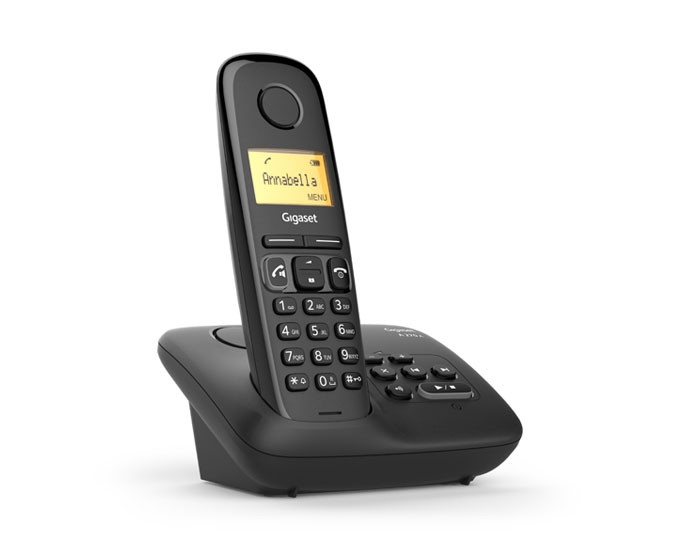 Image of Gigaset A270A Analog/DECT telephone Caller ID Black