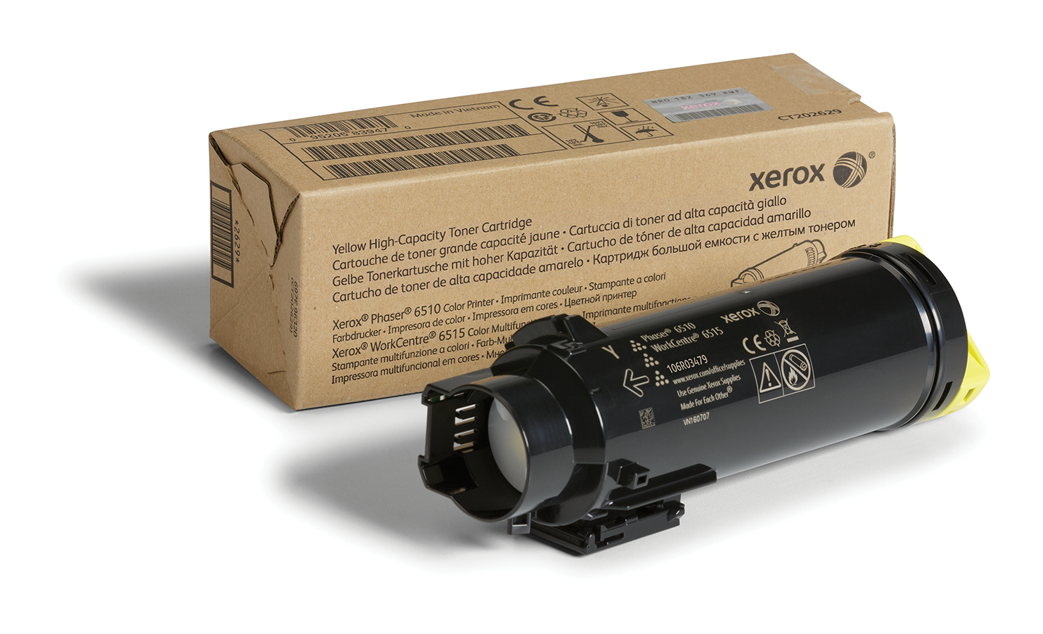 Image of Xerox 106R03479 Toner-kit yellow high-capacity, 2.4K pages ISO/IEC...