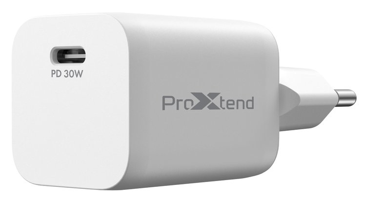 Image of ProXtend Single Port 30W PD USB-C Wall Charger