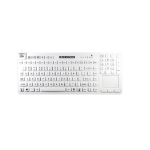 Man & Machine Really Cool Touch clavier Médical USB QWERTY US International Blanc