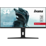 iiyama G-MASTER GB3467WQSU-B1 computer monitor 86,4 cm (34") 3440 x 1440 Pixels UltraWide Quad HD LED Zwart