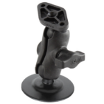 RAM Mounts Flex Adhesive Double Ball Mount with Diamond Plate