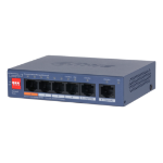 Dahua Technology CS4006-4ET2GT-60 network switch Managed L2 Gigabit Ethernet (10/100/1000) Power over Ethernet (PoE) Blue