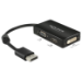 DeLOCK 0.16m DisplayPort/VGA+HDMI+DVI VGA (D-Sub)+ HDMI + DVI Black