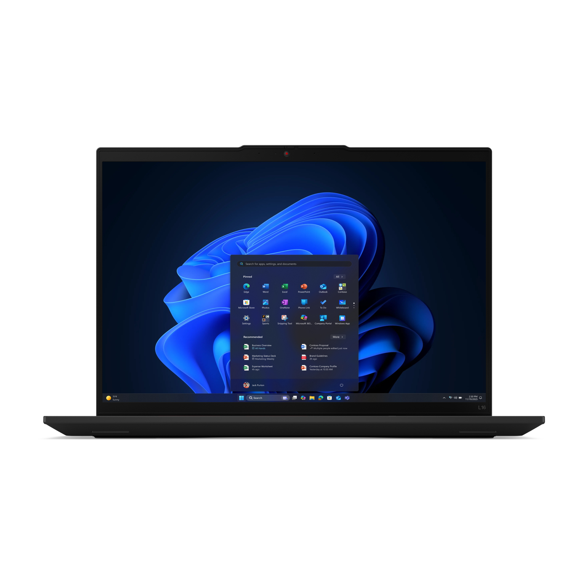 Lenovo ThinkPad L16 16 inches Gen 2 255U 32GB 512GB 21SA0028US Laptop