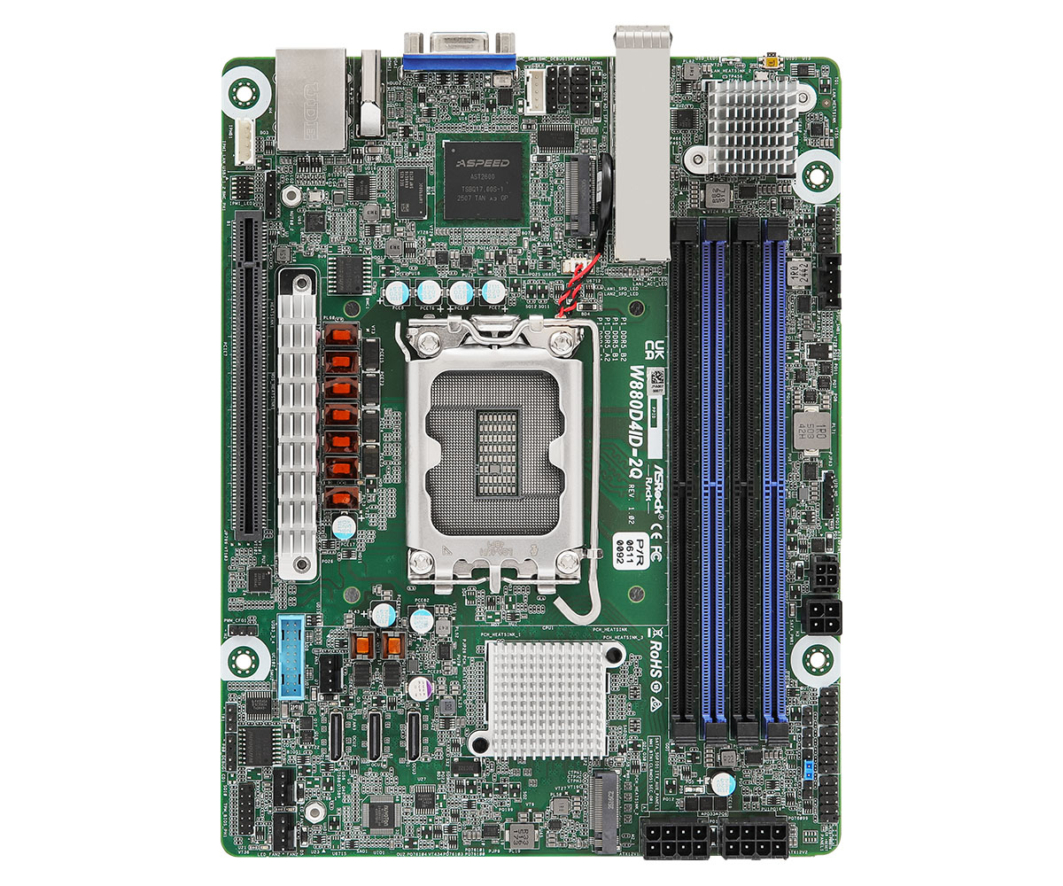 W880D4ID-2Q motherboard Intel W880 LGA 1851 (Socket V1) mini IT