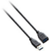 V7 Black USB Extension Cable USB 3.0 A Female to USB 3.0 A Male 3m 10ft
