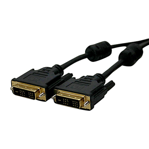 Cablenet 5m DVI-D 18+1 Single Link 1080p Male - Male 30AWG Black PVC Cable
