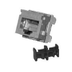 Belden GigaFlex PS6+ Module, Keystone-Style - T568A/B, Black