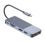 Cablenet 40-4139 laptop dock/port replicator Wired USB 3.2 Gen 2 (3.1 Gen 2) Type-C Silver