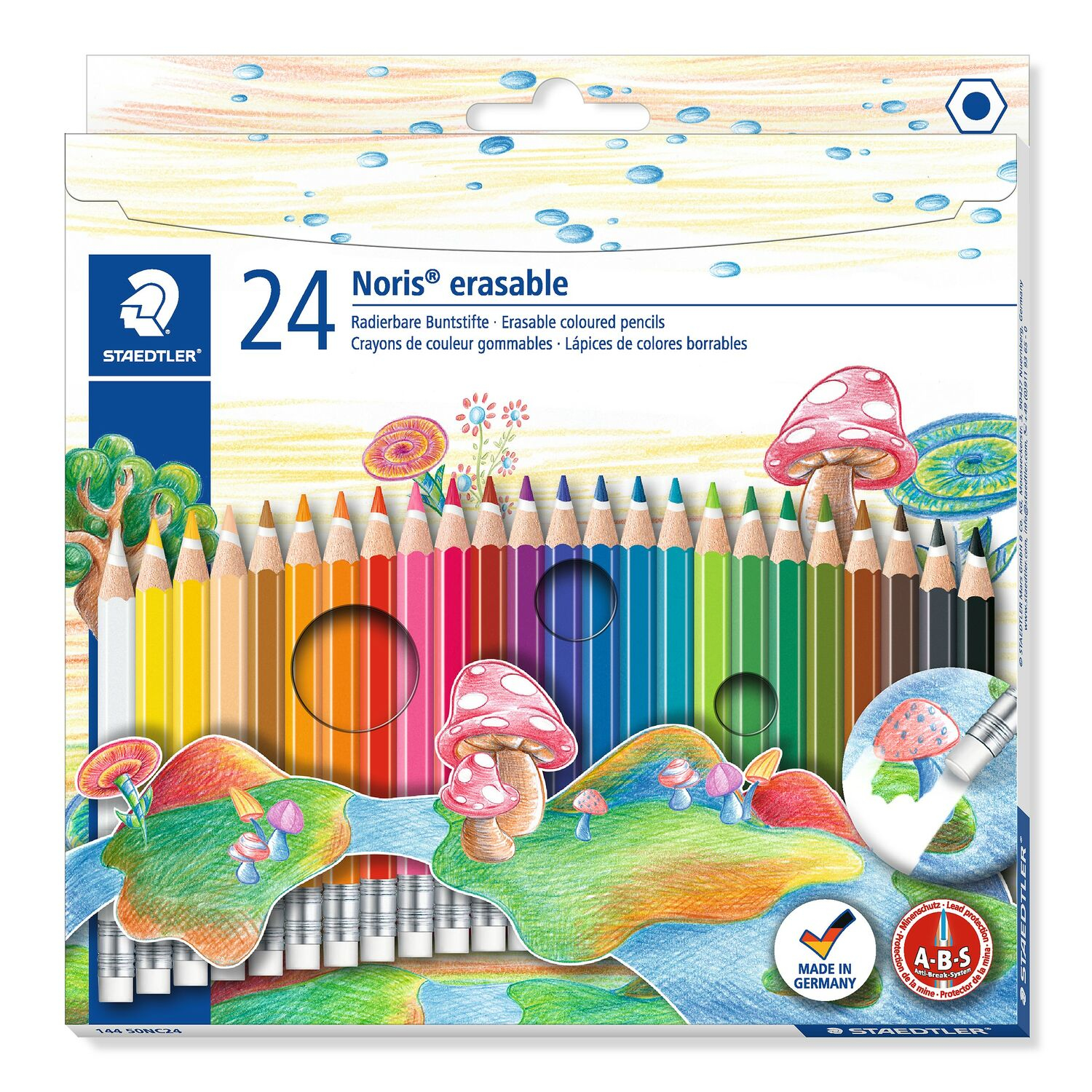 Staedtler Noris erasable 144 50 colour pencil Multicolour 24 pc(s)