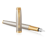 Parker IM fountain pen Cartridge filling system Gold, Silver 1 pc(s)