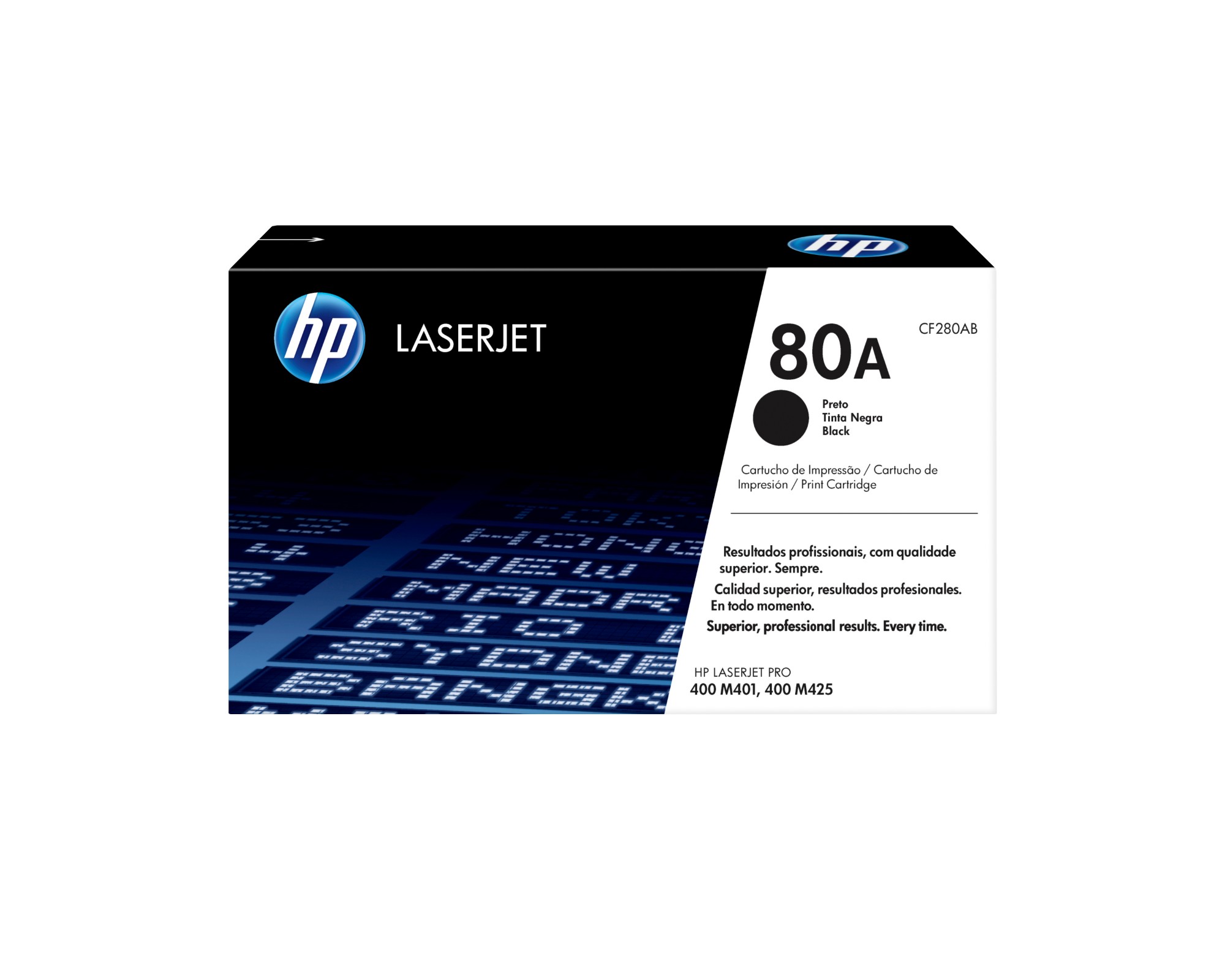 HP CF280A/80A Toner cartridge black. 2.7K pages ISO/IEC 19752 for HP P
